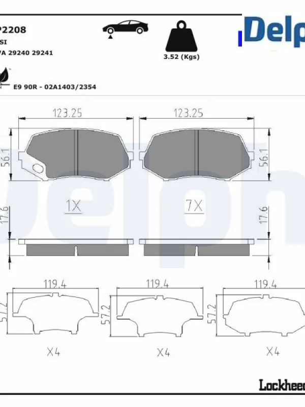 Product Brake Pad Set, disc brake Image